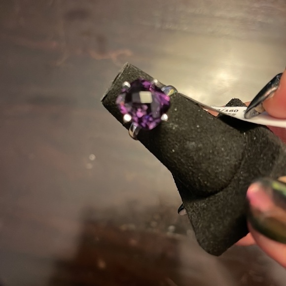 Nwt Genuine Amethyst in Sterling silver - Picture 7 of 8
